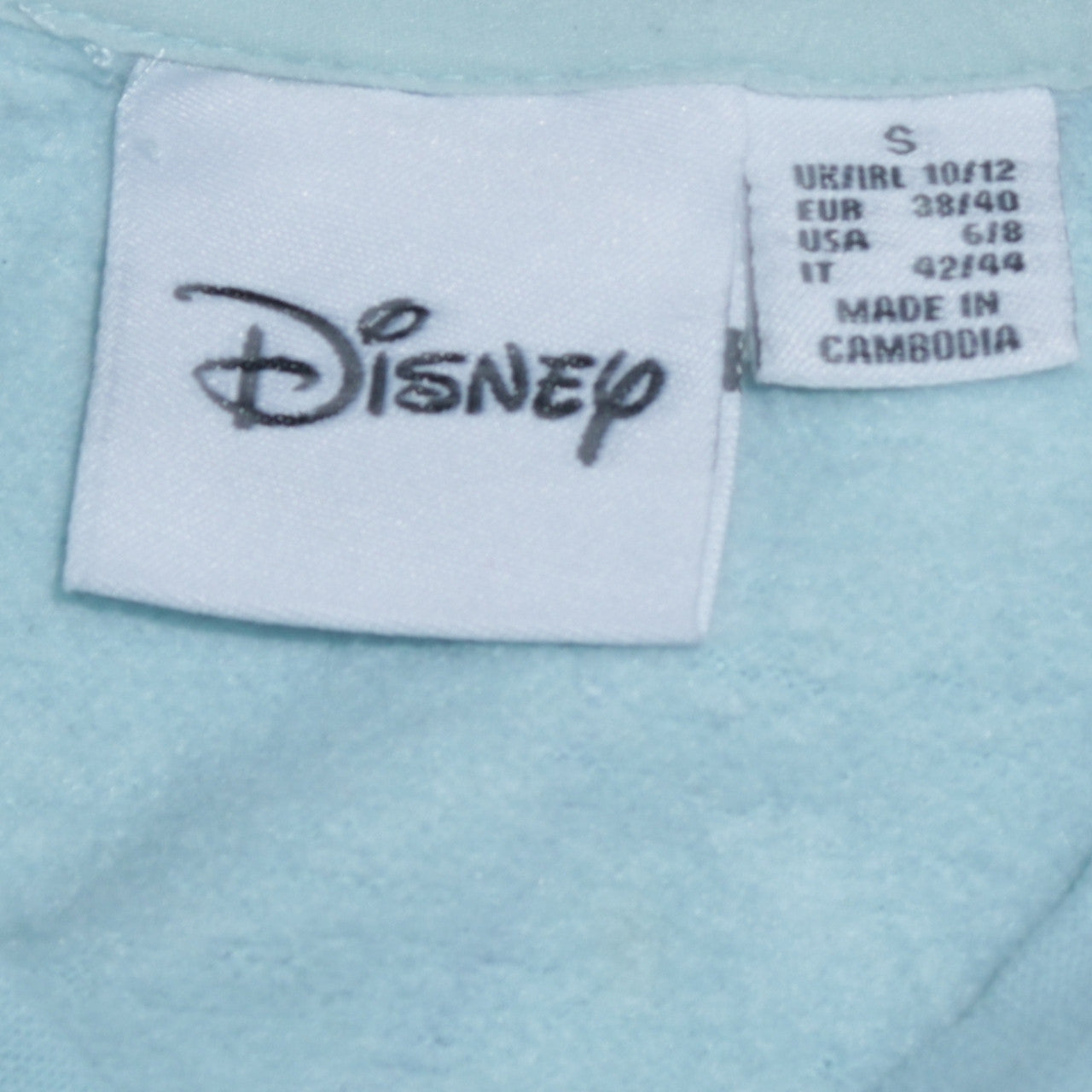 Disney Primark Women Blue Stitch Sweatshirt Size S 10/12 Crew Neck