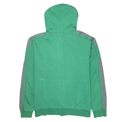 Puma Men's Green Full Zip Hoodie Size M Sports Fleece