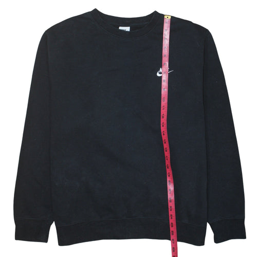 Nike Womens Black XL Pullover Sweatshirt Crew Neck Long Sleeve