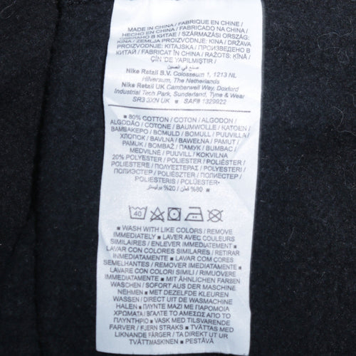 Nike Womens Black XL Pullover Sweatshirt Crew Neck Long Sleeve
