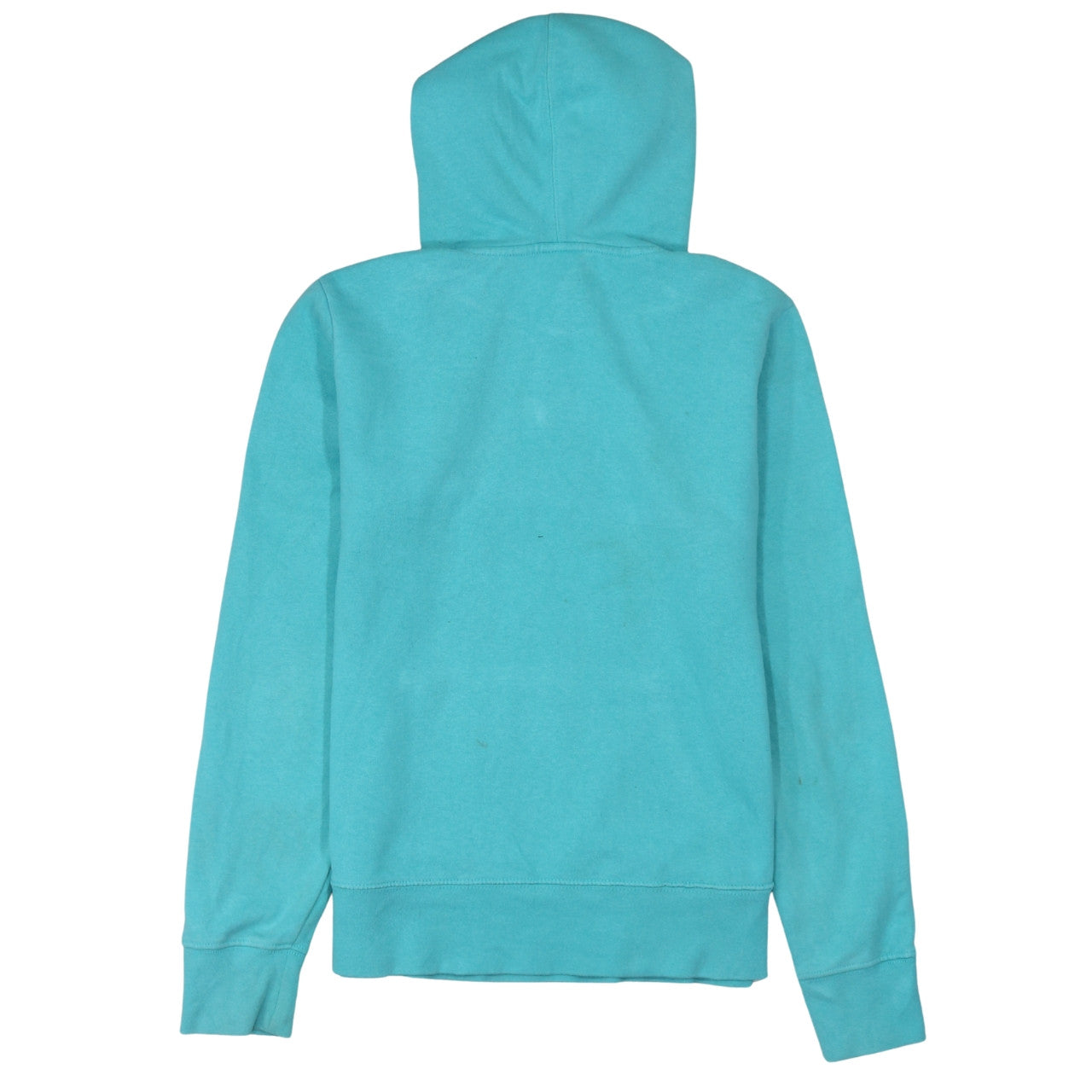 The North Face Womens Blue Pullover Hoodie Size M Logo Print