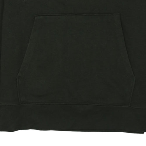 Champion Men's Green Pullover Hoodie M Embroidered Logo Fleece