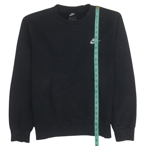 Nike Men's Black Small Pullover Sweatshirt Crew Neck Fleece