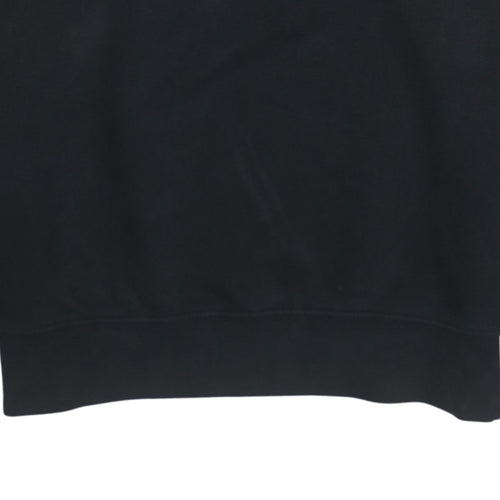 Nike Men's Black Small Pullover Sweatshirt Crew Neck Fleece