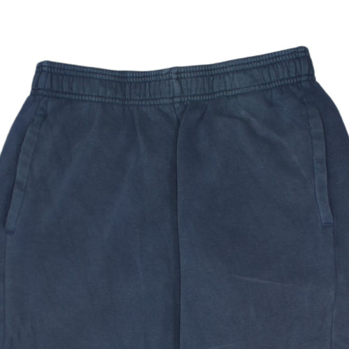 Adidas Boys Blue Jogger Sweatpants 13-14 Years Cotton Blend Fleece Tapered Fit