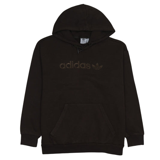Adidas Womens Brown XL Pullover Hoodie Sweatshirt with Logo