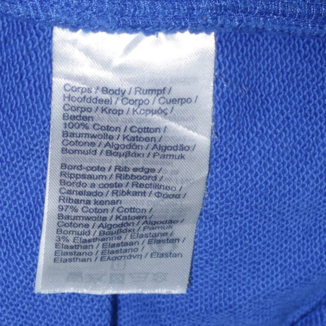 Lacoste Men's Blue Crew Neck Cotton Pullover Sweatshirt XS