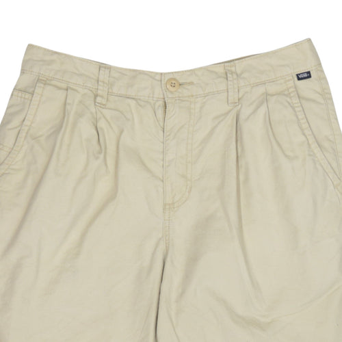 Vans Men’s Beige Chino Shorts Size 31 Regular Fit Casual