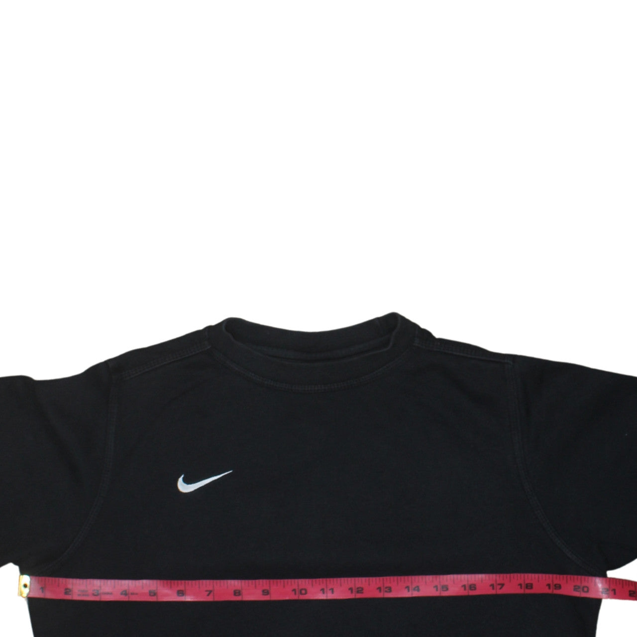 Nike Boys Black Crew Neck Sweatshirt L 12-13 Years Cotton Blend