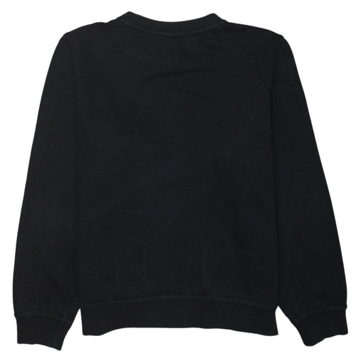 Nike Boys Black Crew Neck Sweatshirt L 12-13 Years Cotton Blend
