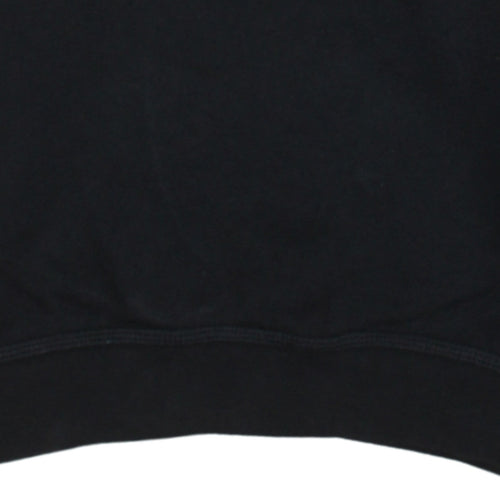 Nike Boys Black Crew Neck Sweatshirt L 12-13 Years Cotton Blend