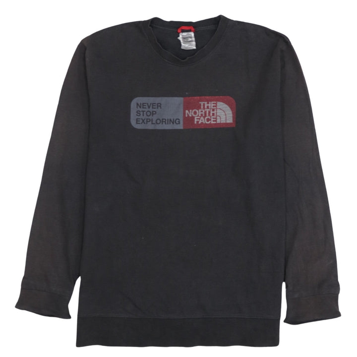 The North Face Men's Black Long Sleeve Graphic Casual Top M