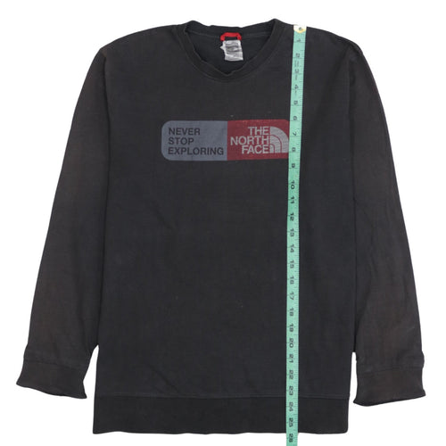The North Face Men's Black Long Sleeve Graphic Casual Top M