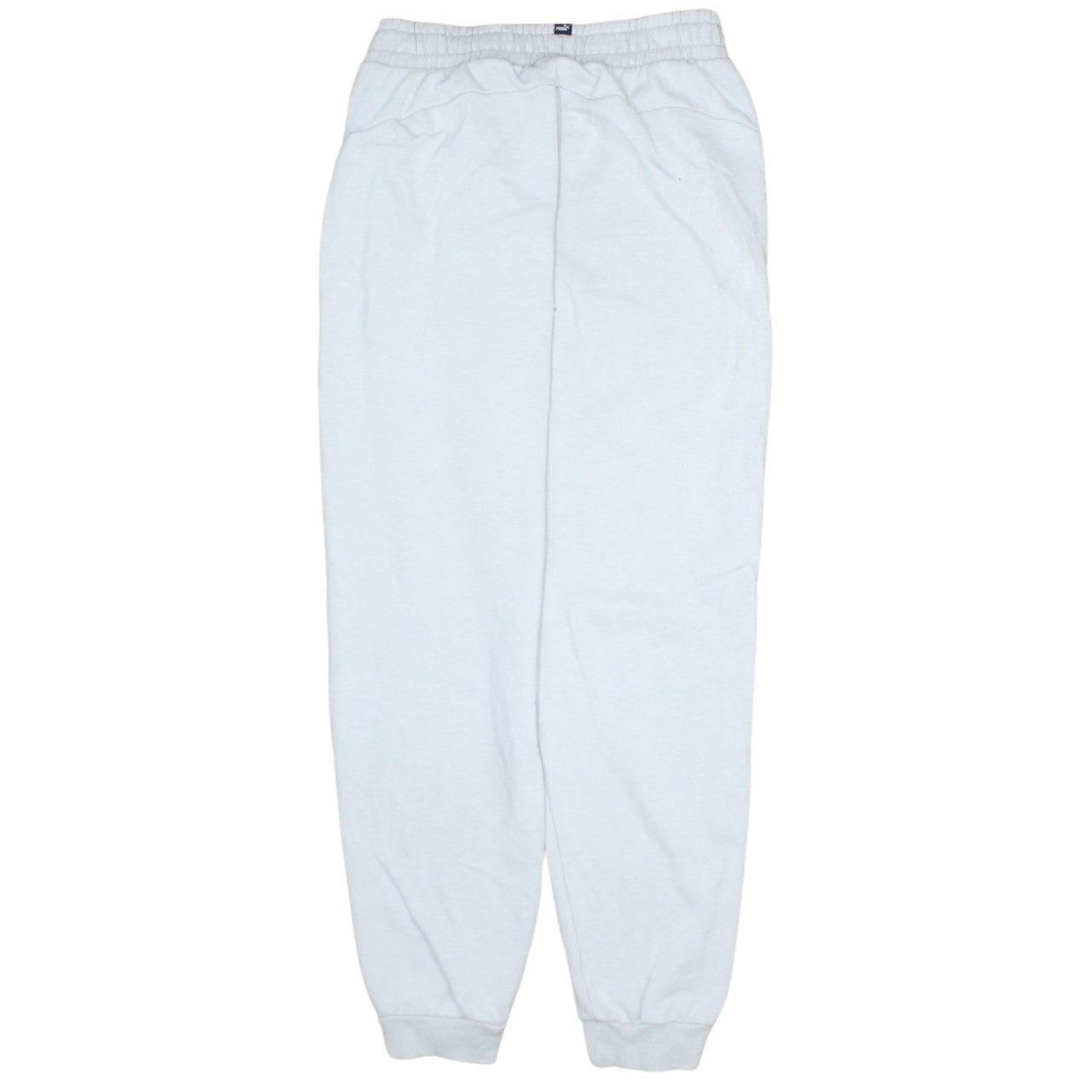 Puma Boys White Jogger Sweatpants 15-16 Yrs Fleece Comfort Active Trousers