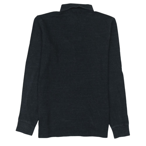Ralph Lauren Men’s Black Slim Fit Long Sleeve Cotton Polo Shirt L