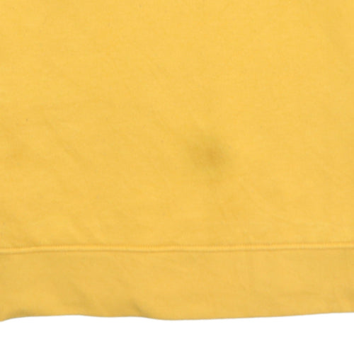 Disney Women Yellow Mickey & Co Sweatshirt S 10/12 Cotton Blend