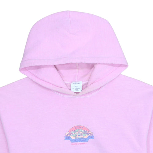 Urban Outfitters Womens Pink XS Pullover Hoodie Okinawa Graphic