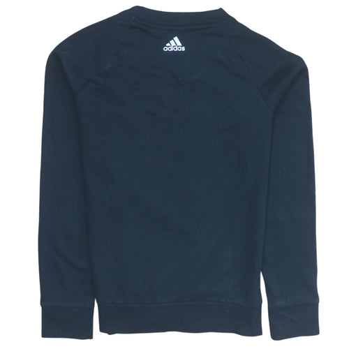 Adidas Women's Black Medium Pullover Sweatshirt Crew Neck Classic Fit