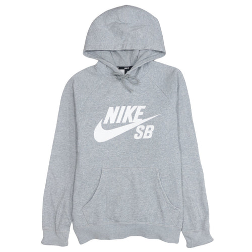 Nike SB Men's Grey XS Pullover Hoodie with Logo