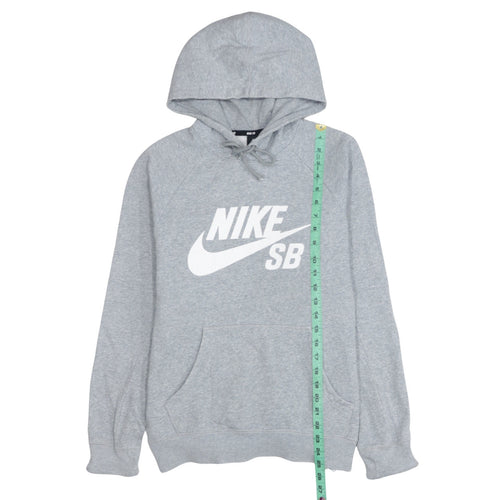 Nike SB Men's Grey XS Pullover Hoodie with Logo