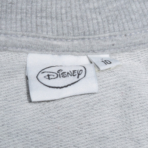 Disney Women Grey Mickey Mouse #Chill Sweatshirt Size 10