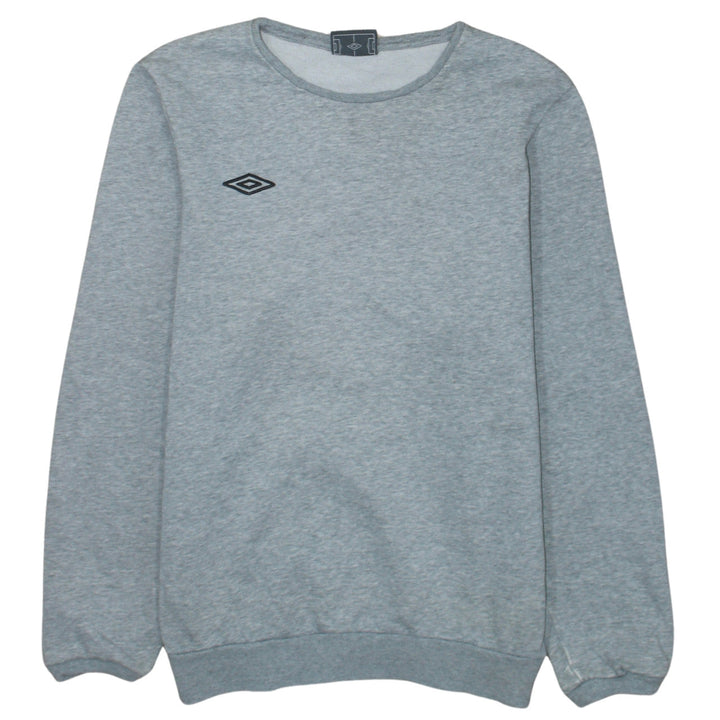 Umbro Men's Grey Crew Neck Pullover Sweatshirt Size M