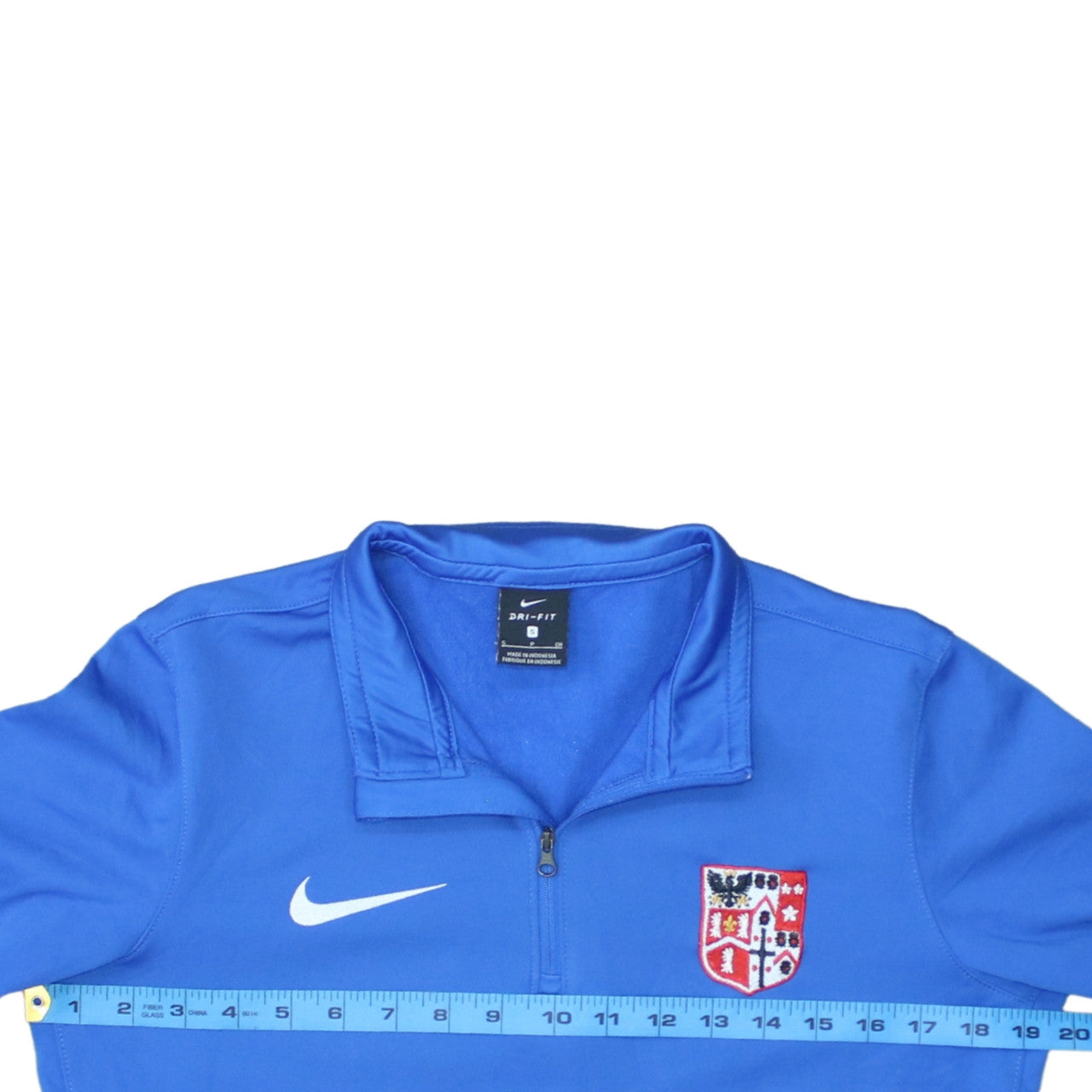 Nike Men's Blue Dri-Fit 1/4 Zip Athletic Sweatshirt Size S