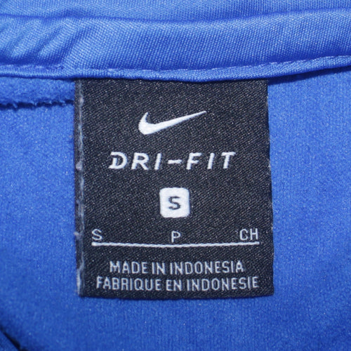 Nike Men's Blue Dri-Fit 1/4 Zip Athletic Sweatshirt Size S