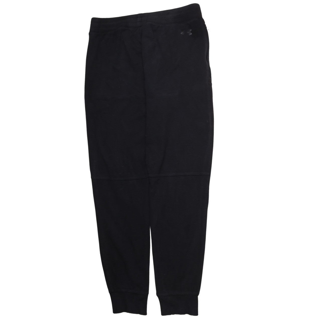 Under Armour Men's Black Jogger Sweatpants Size L Fitted Fleece