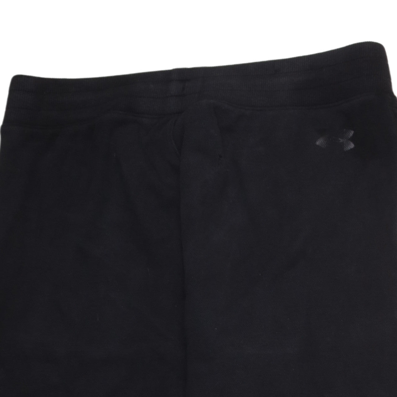 Under Armour Men's Black Jogger Sweatpants Size L Fitted Fleece