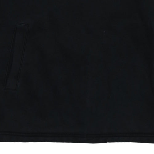 Puma Men’s Black 1/4 Zip Fleece Sweatshirt M Regular Fit