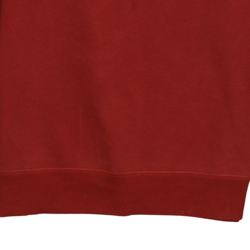 Champion Men's Red Pullover Sweatshirt L Crew Neck Graphic Print