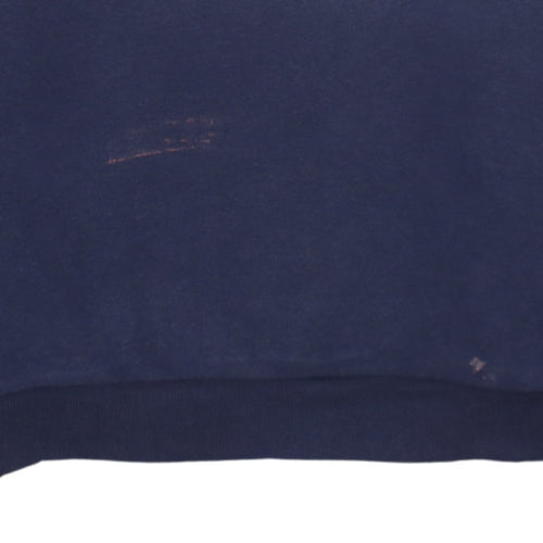 Fila Womens Navy Blue XS/8 Crew Neck Pullover Sweatshirt