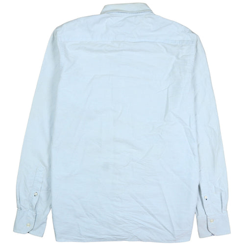 Tommy Hilfiger Men's Light Blue Cotton Button-Up Shirt M Classic Fit