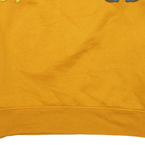 Disney Womens Yellow Mickey & Co Sweatshirt Size 10/12 S
