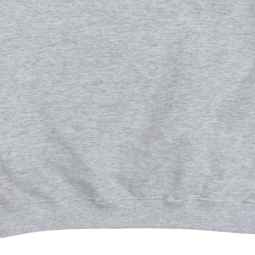 Reebok Boys Grey XL Pullover Fleece Sweatshirt with Embroidered Logo