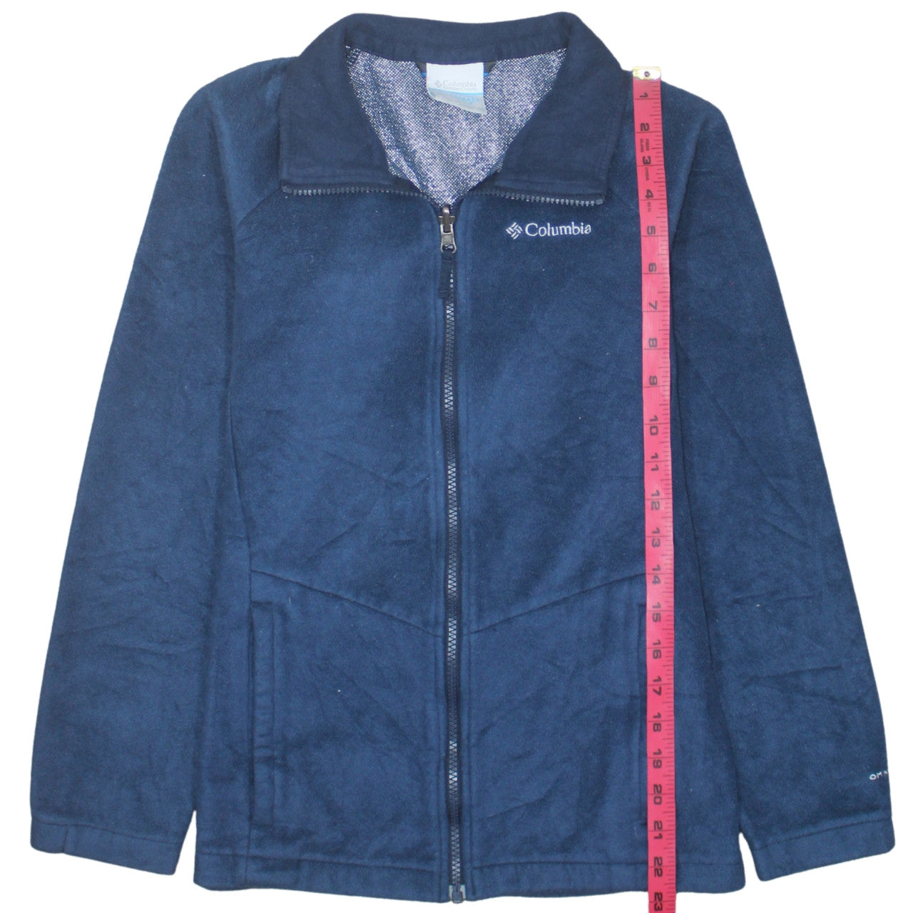 Columbia Womens Blue L Fleece Full Zip Interchange Active Jacket
