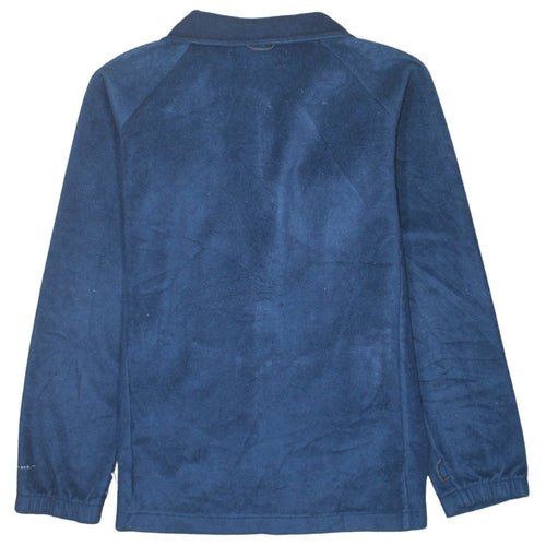 Columbia Womens Blue L Fleece Full Zip Interchange Active Jacket