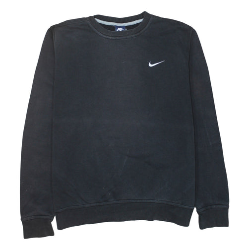 Nike Men's Black L Pullover Crew Neck Fleece Sweatshirt