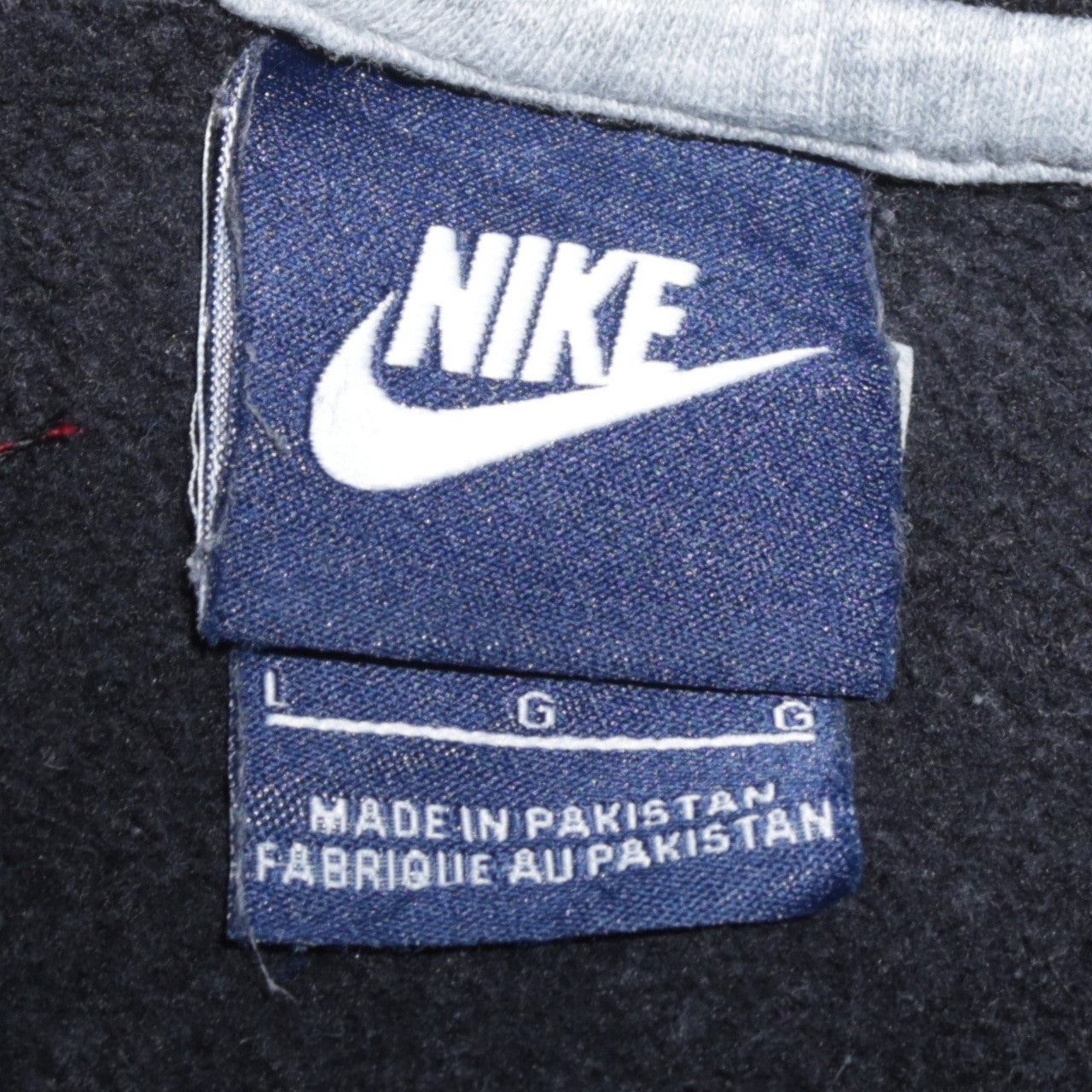 Nike Men's Black L Pullover Crew Neck Fleece Sweatshirt