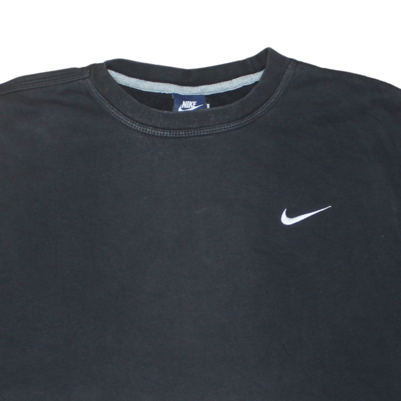 Nike Men's Black L Pullover Crew Neck Fleece Sweatshirt