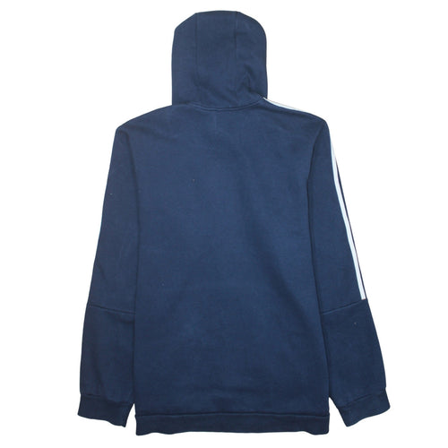 Adidas Men's Blue 2XL Pullover Hoodie Fleece Sportswear