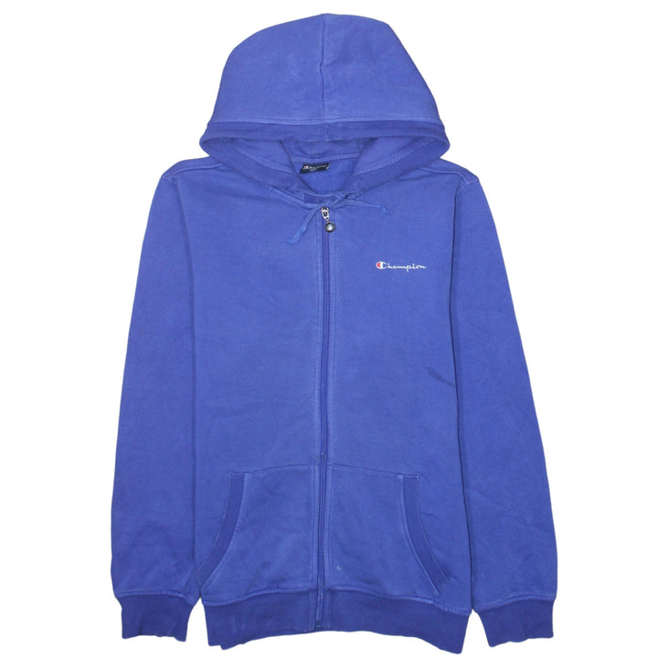 Champion Womens Blue Full Zip Hoodie XL Casual Sportswear