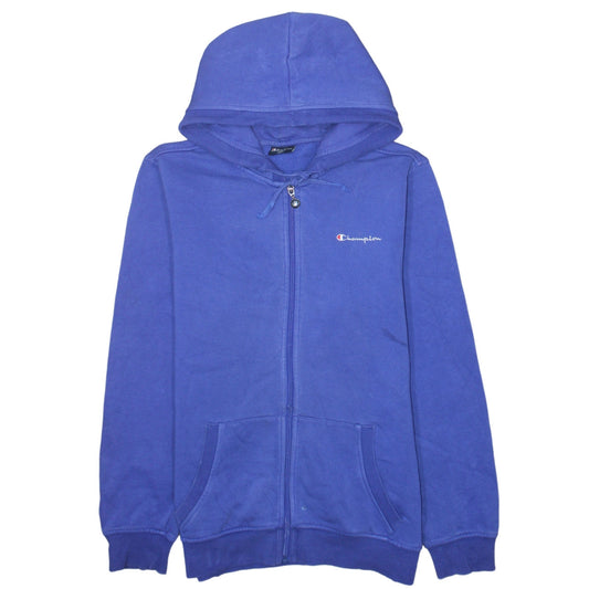 Champion Womens Blue Full Zip Hoodie XL Casual Sportswear