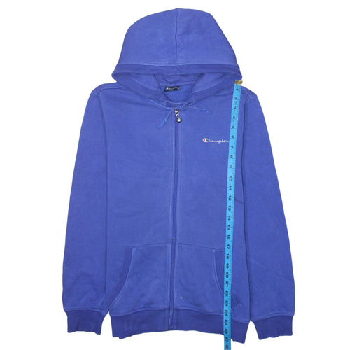 Champion Womens Blue Full Zip Hoodie XL Casual Sportswear