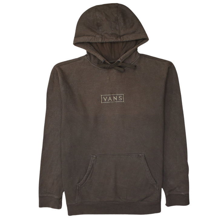 Vans Men's Brown Pullover Hoodie Medium Cotton Fleece Casual