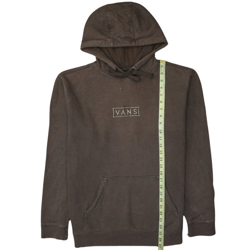 Vans Men's Brown Pullover Hoodie Medium Cotton Fleece Casual