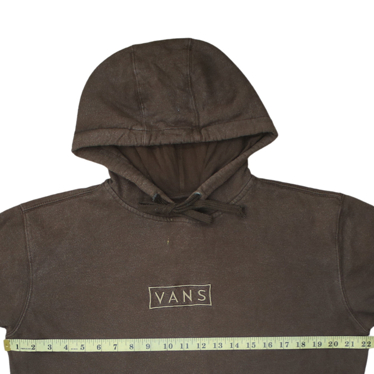 Vans Men's Brown Pullover Hoodie Medium Cotton Fleece Casual