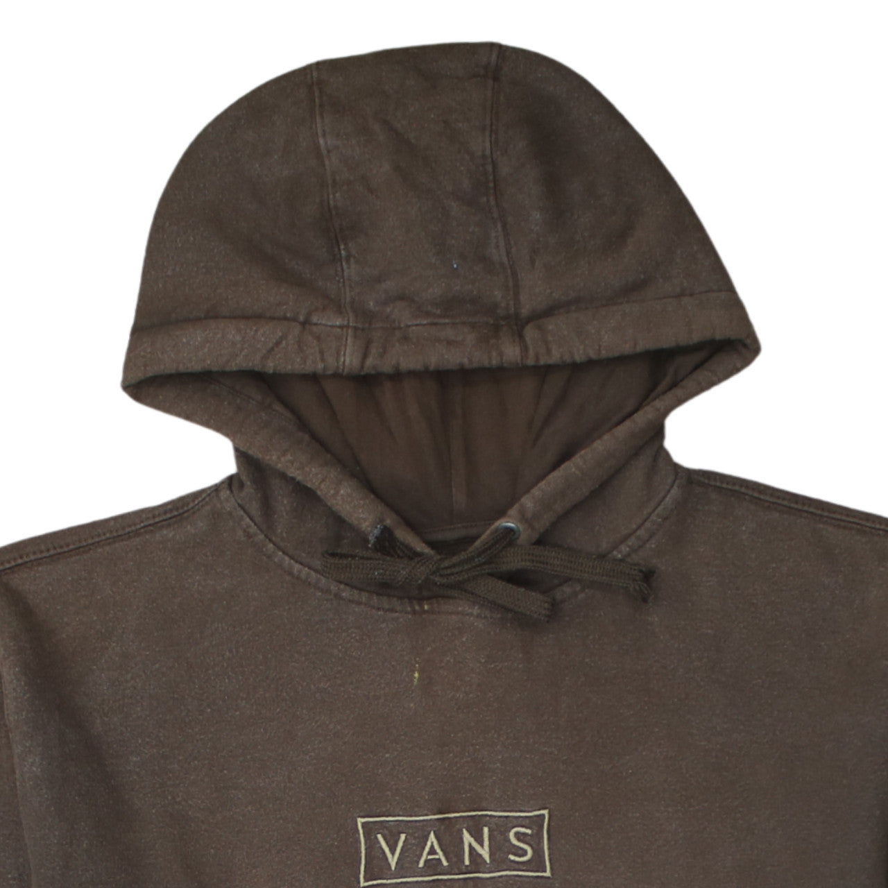 Vans Men's Brown Pullover Hoodie Medium Cotton Fleece Casual