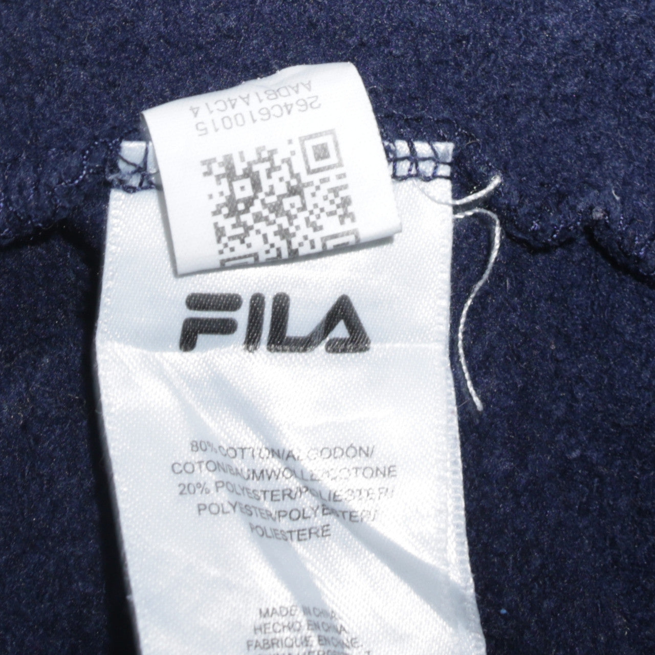 Fila Women’s Blue Colourblock Crew Neck Pullover Sweatshirt L